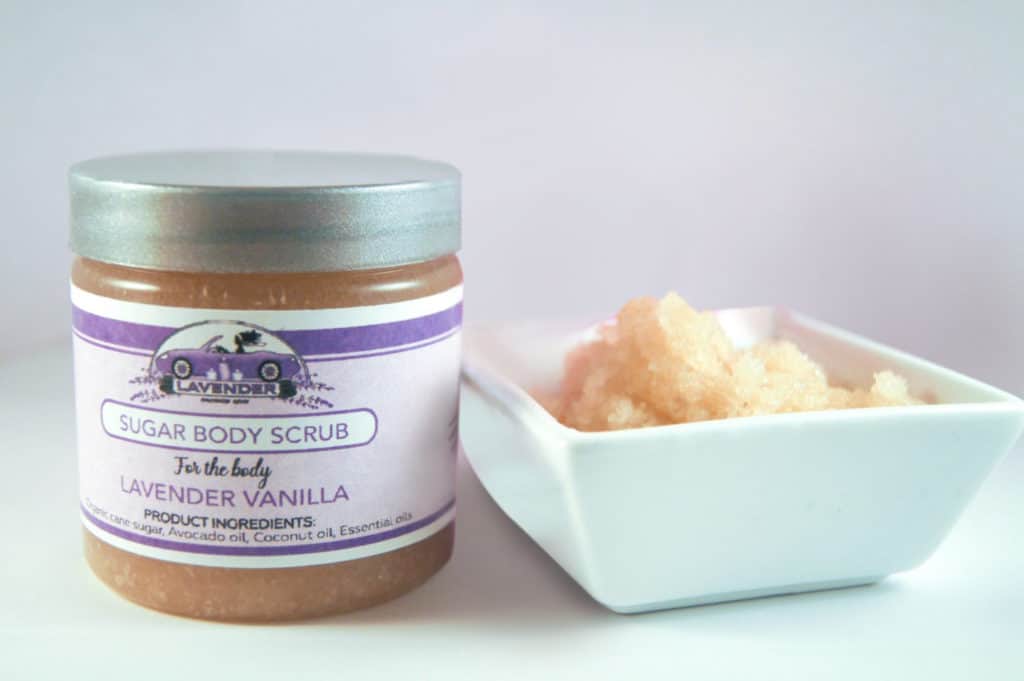 Sugar Body Scrub - Lavender Mobile Spa
